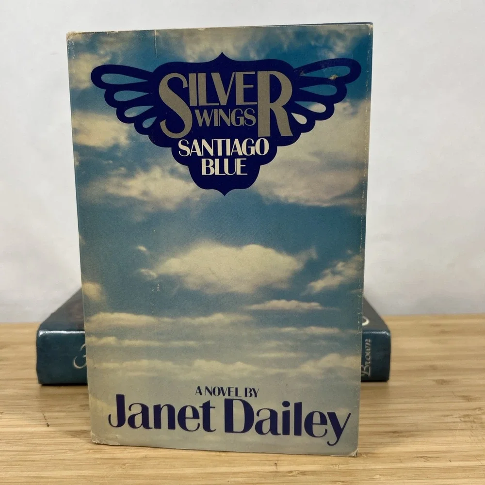 Janet Dailey Lot 3 Hardcover Touch the Wind Silver Wings Santiago Blue Heiress